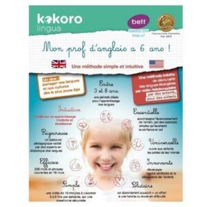 Anglais pour enfant de 3 à 7 ans - apprendre avec la Méthode Kokoro lingua - Cours d'anglais en ligne