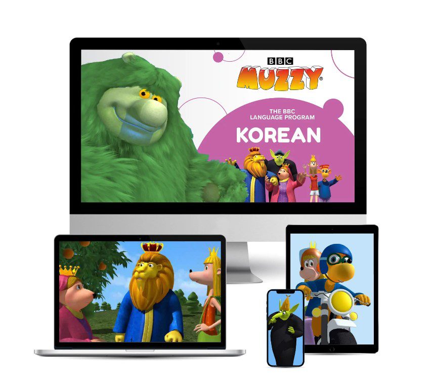 Cours de coréen en ligne Muzzy BBC Apprendre coréen enfant